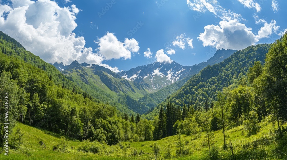 Fototapeta premium Majestic Mountain Landscape