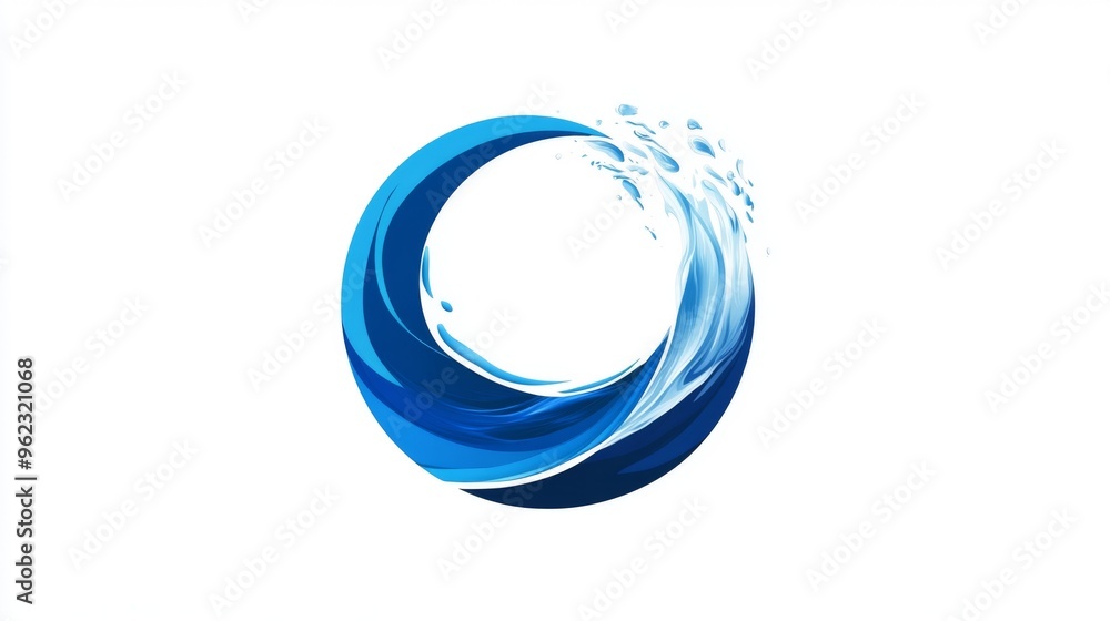 Abstract Water Wave Logo Abstract Water Wave Logo