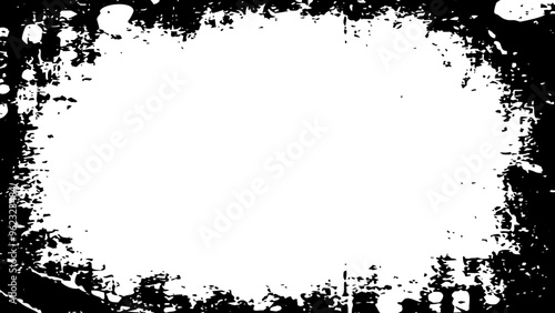 Abstract black and white grunge background for use in graphics