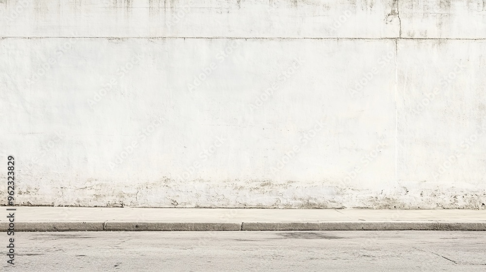 Fototapeta premium Minimalist White Wall Background
