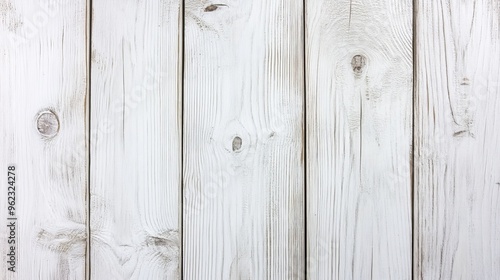 Whitewashed Wooden Planks Background