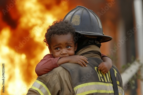 he fireman saved black kid from the fire