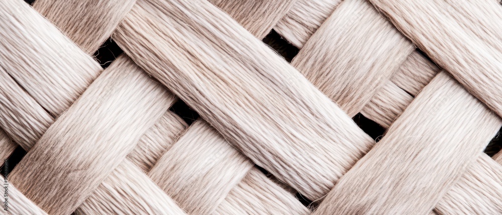 Natural fiber weave pattern showcasing intricate craftsmanship in detail Natural fiber weave pattern showcasing intricate craftsmanship in detail