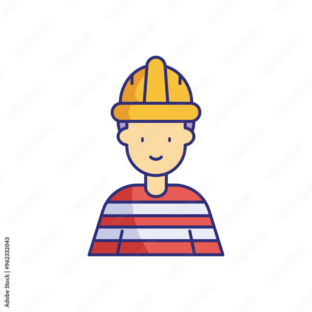 Firefighter vector icon Firefighter vector icon