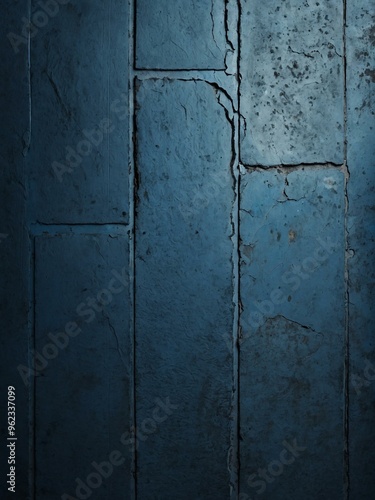 Grungy blue cement texture backdrop with space for text. Ideal for a retro-themed design.