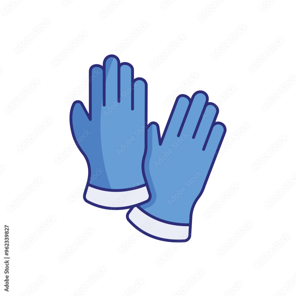 Gloves vector icon Gloves vector icon