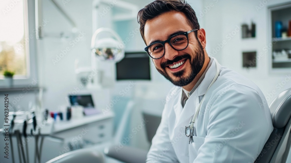 Friendly Dentist in Modern Clinic Friendly Dentist in Modern Clinic