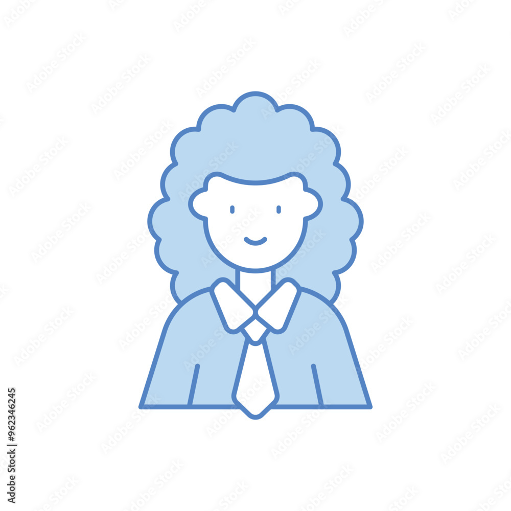 Office Worker vector icon Office Worker vector icon