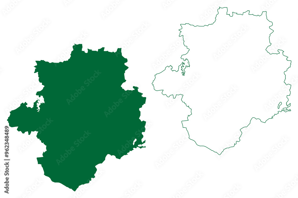 Balod district (Chhattisgarh State, Durg division, Republic of India) map vector illustration, scribble sketch Balod map Balod district (Chhattisgarh State, Durg division, Republic of India) map vector illustration, scribble sketch Balod map