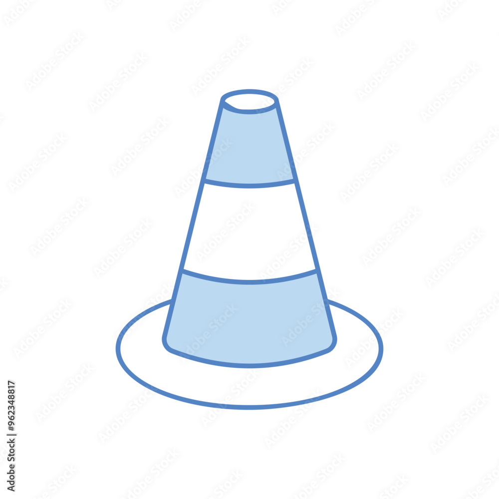 Traffic Cone vector icon Traffic Cone vector icon