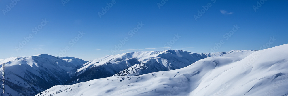 landscape with snow landscape with snow