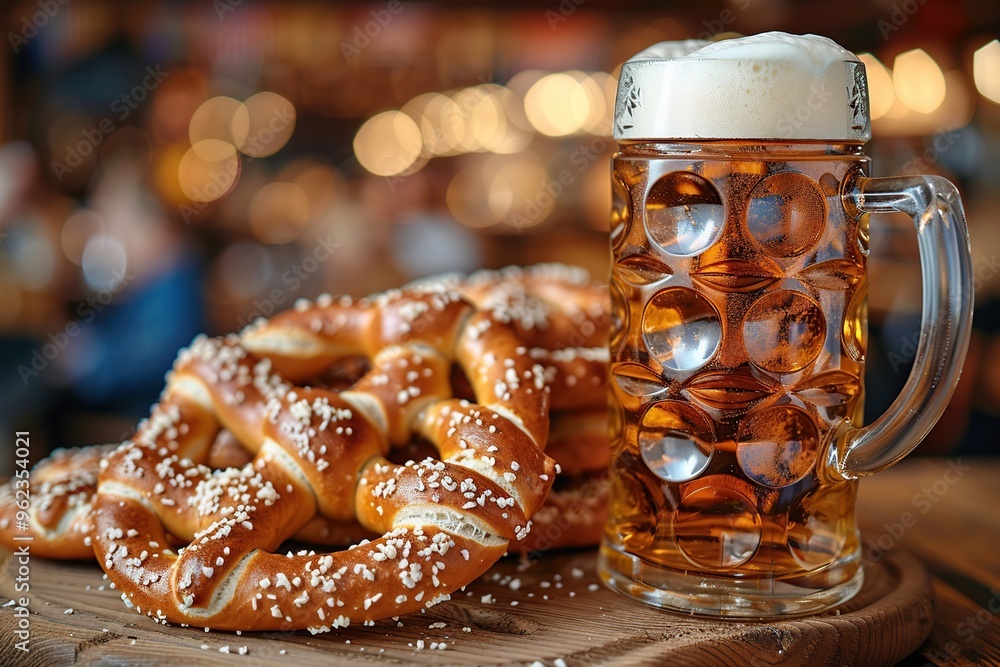 German Beer and Pretzels German Beer and Pretzels