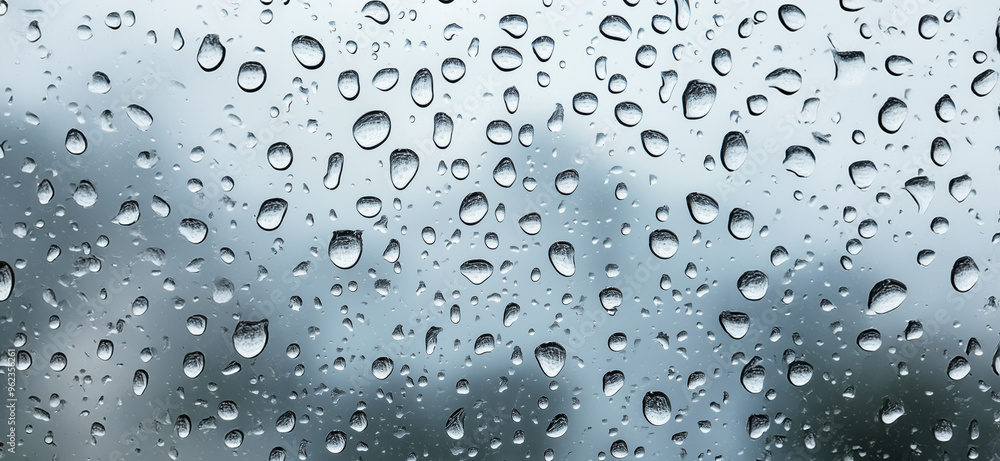 Texture of drops on glass. Wet surface, reflections, rain, droplet pattern. Texture of drops on glass. Wet surface, reflections, rain, droplet pattern.