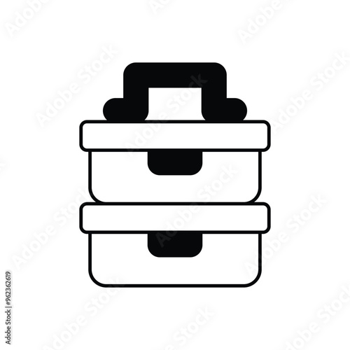 Lunchbox vector icon