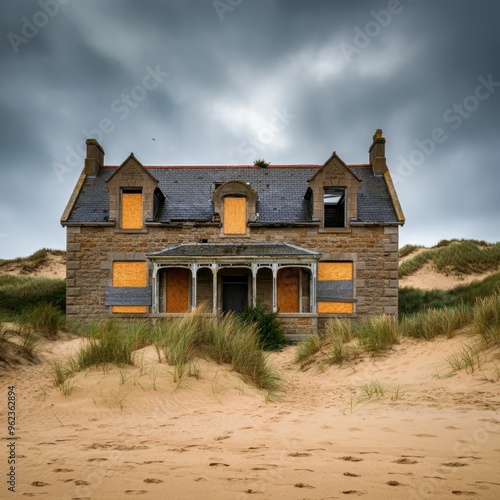 House constructed on the sand vs house constructed on a rock. Parable of the wise and foolish builders. Gospel of Matthew. Hearing Jesus' teachings and putting them into practice.