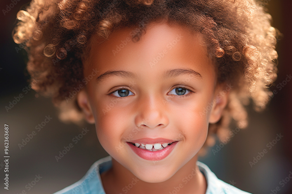 A happy kid flashes a grin, secure with health and dental care. Health and dentistry plan. A happy kid flashes a grin, secure with health and dental care. Health and dentistry plan.
