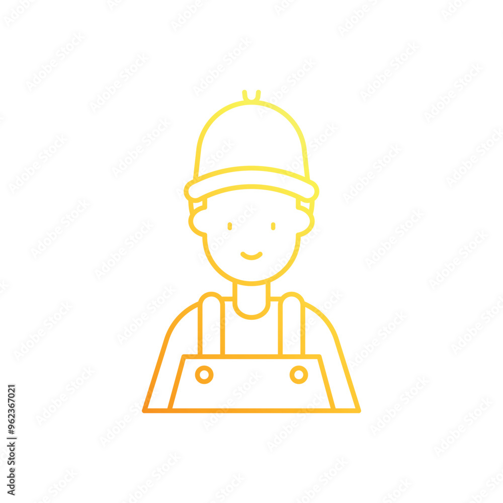 Janitor vector icon Janitor vector icon