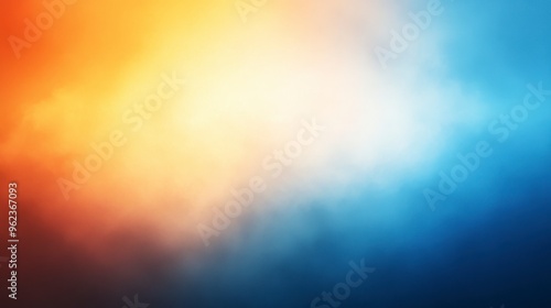 Gradient Background from Orange to Blue