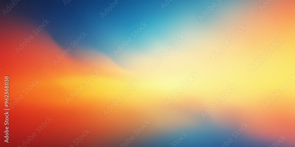 Naklejka premium Gradient Background from Orange to Blue
