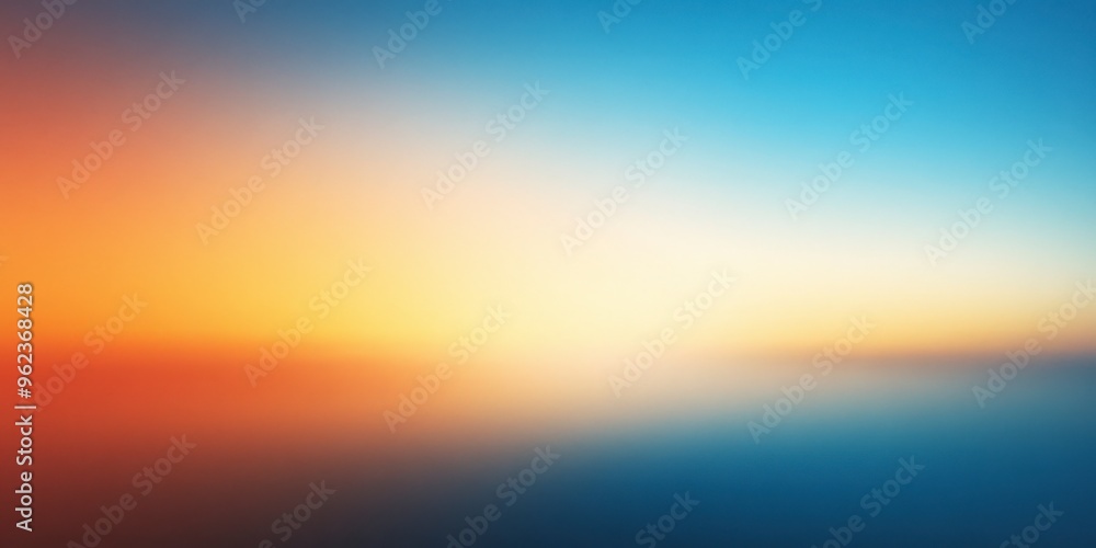 Fototapeta premium Gradient Background from Orange to Blue