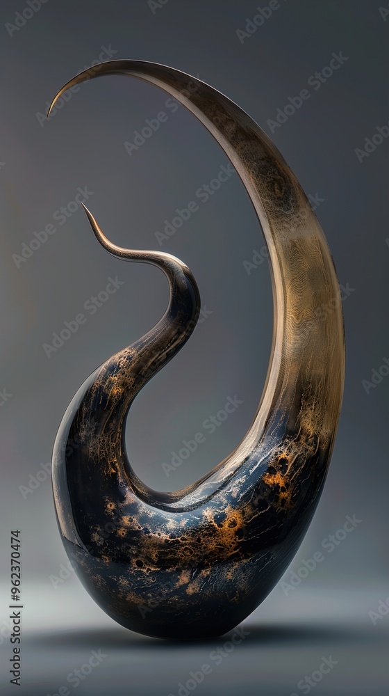 Abstract Bronze Sculpture: Modern Art in Metallic Hues Abstract Bronze Sculpture: Modern Art in Metallic Hues