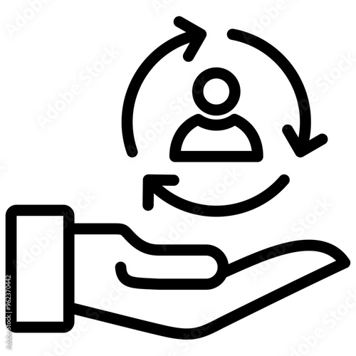 Customer Retention Icon