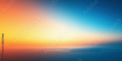 Gradient Background from Orange to Blue