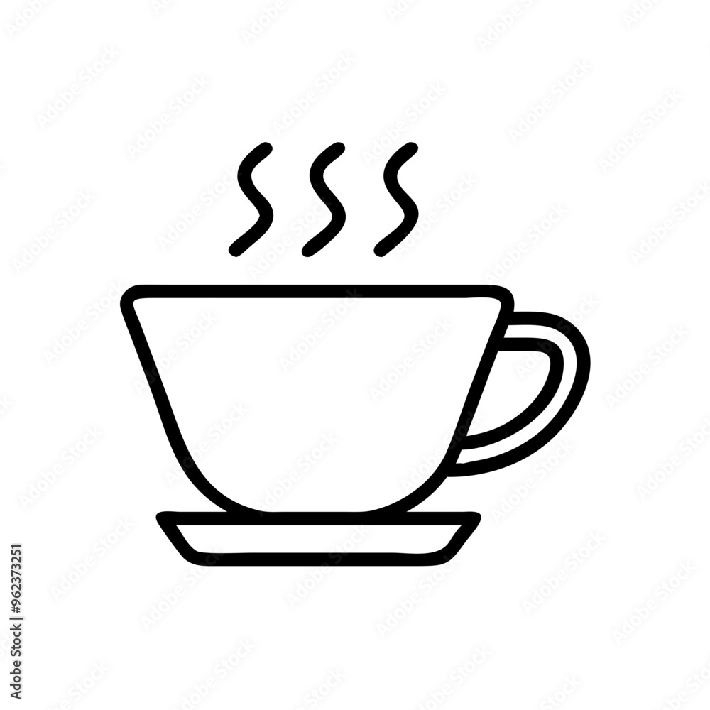 Cup of Hot Tea with Steam Cup of Hot Tea with Steam