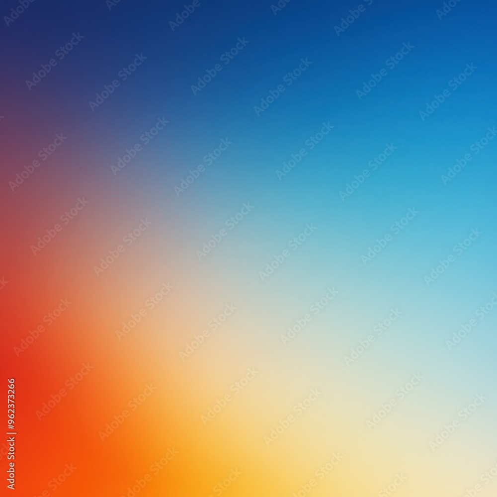 Naklejka premium Gradient Background from Orange to Blue