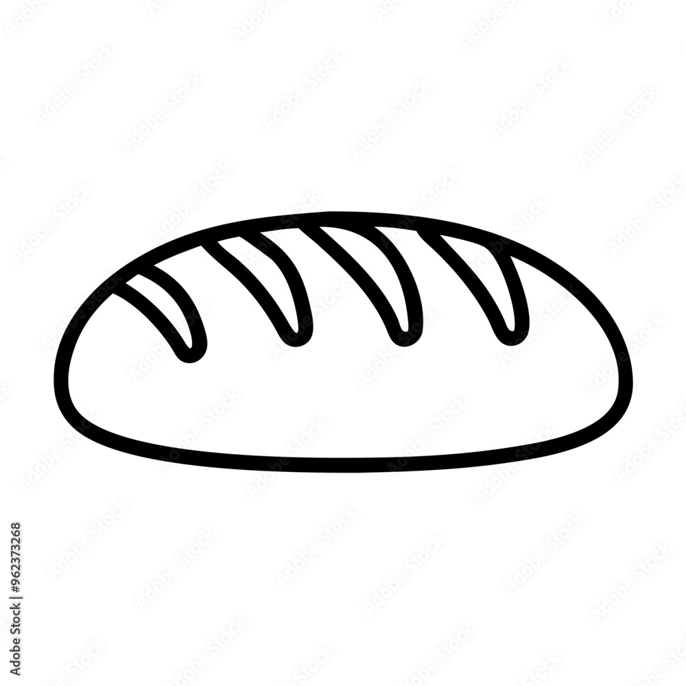 Freshly Baked Loaf of Bread on a White Surface Freshly Baked Loaf of Bread on a White Surface