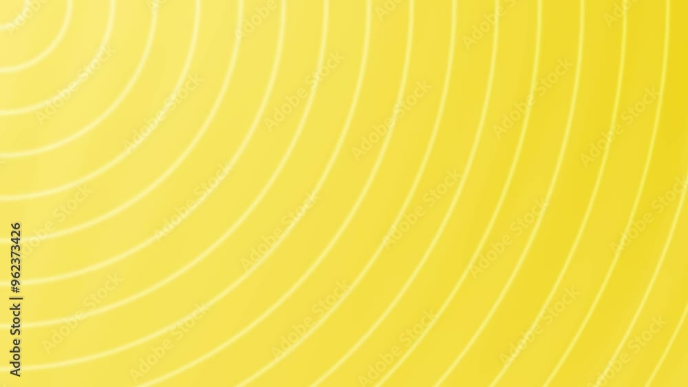 Yellow Circular Line Pattern Background Loop. Yellow Circular Line Pattern Background Loop.