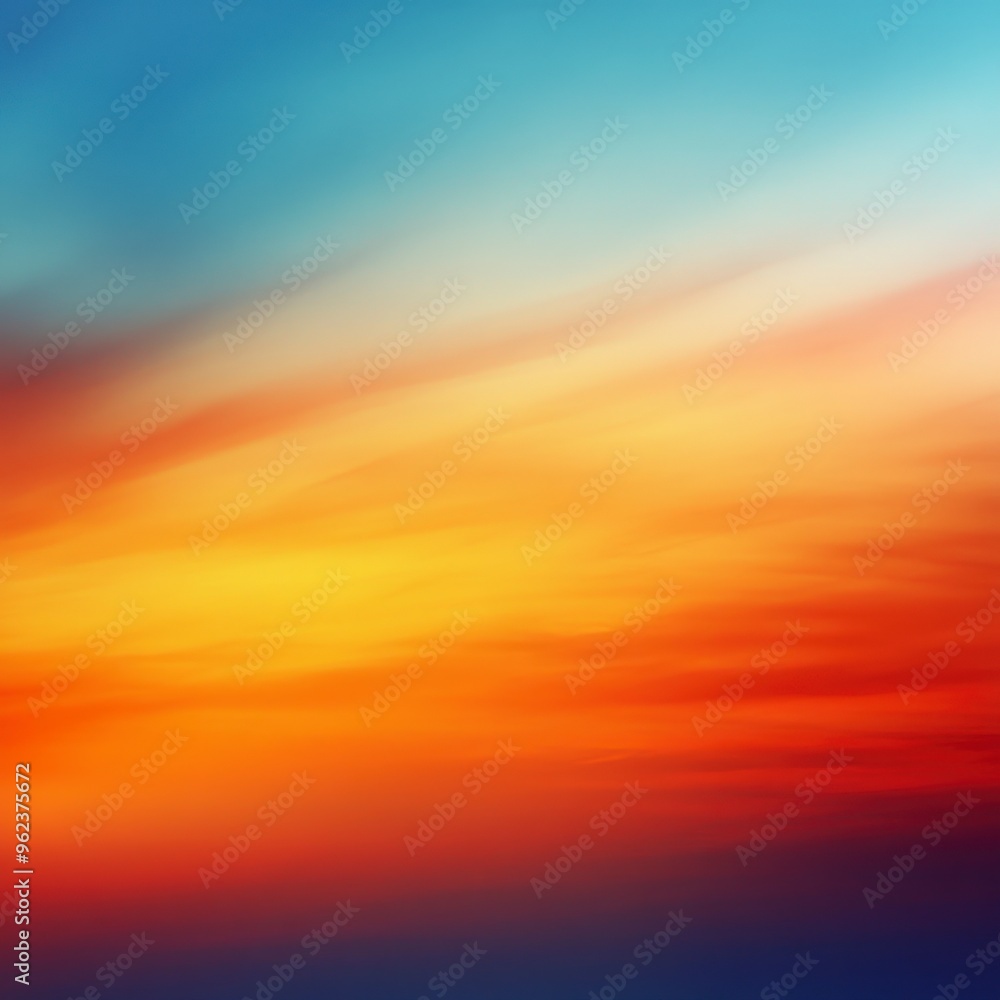 Gradient Background from Orange to Blue Gradient Background from Orange to Blue