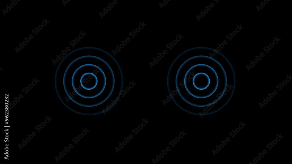Wave radio diffusion. Abstract background. Digital radio waves diffusion animation. Animation Looping Wave radio diffusion. Abstract background. Digital radio waves diffusion animation. Animation Looping