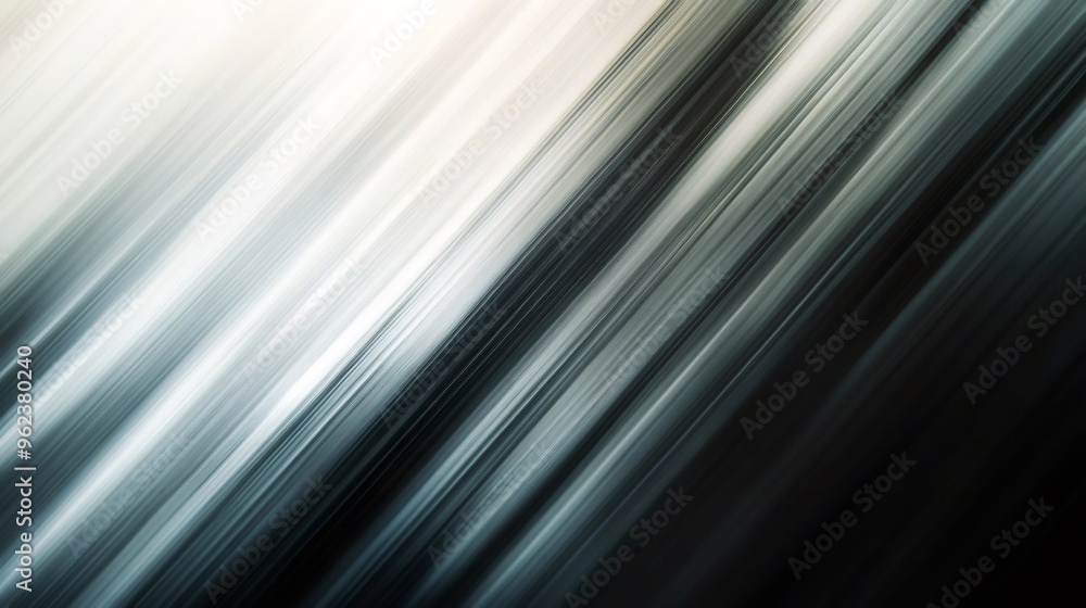 Abstract background of blurred diagonal lines with light grey to black gradient. Abstract background of blurred diagonal lines with light grey to black gradient.