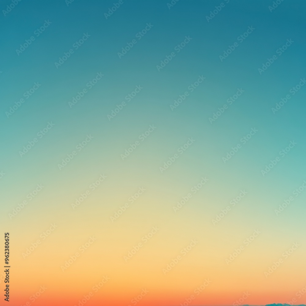 Naklejka premium Gradient Background from Orange to Blue