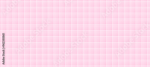 Pink and white plaid checkered background