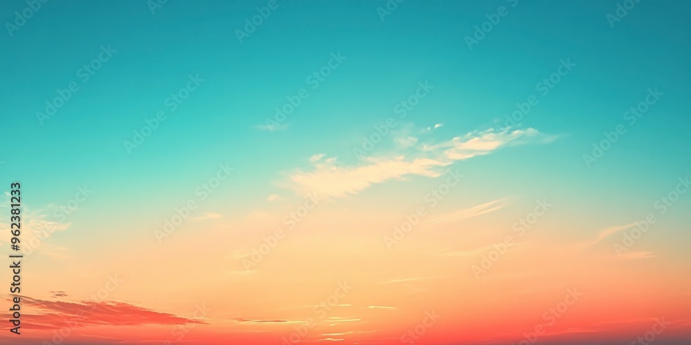 Gradient Background from Orange to Blue Gradient Background from Orange to Blue