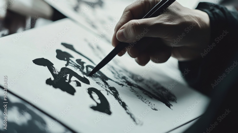 Artistic Handwriting in Ink Artistic Handwriting in Ink