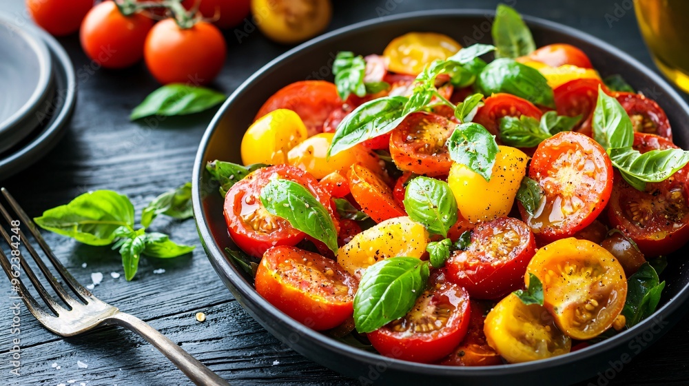Fresh Tomato Salad with Basil Fresh Tomato Salad with Basil