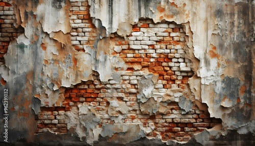 Background image of old brick wall