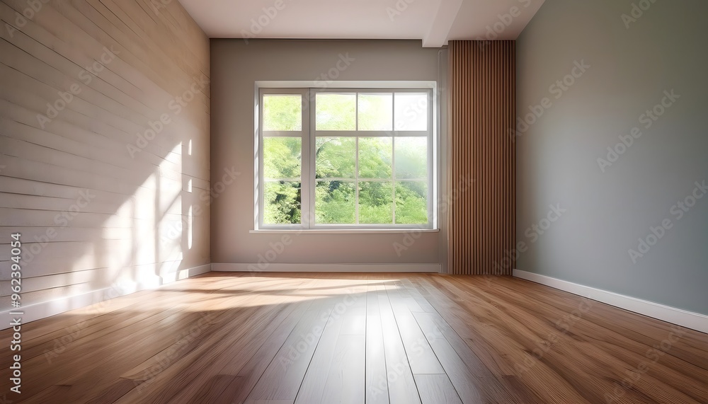 Obraz premium Empty space inside an apartment