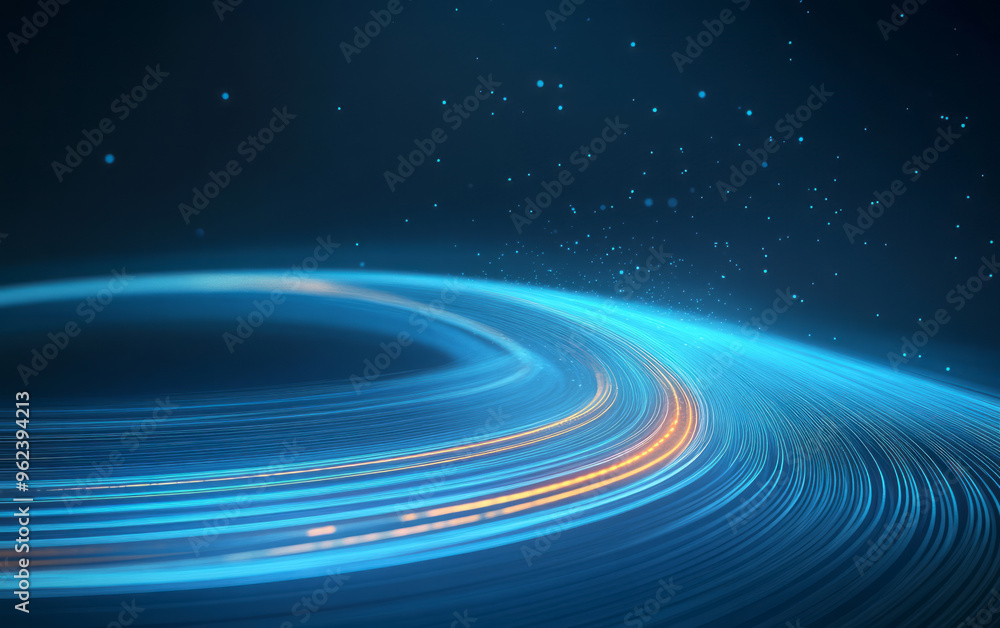 The background of future science and technology theme composed of particles and lines The background of future science and technology theme composed of particles and lines