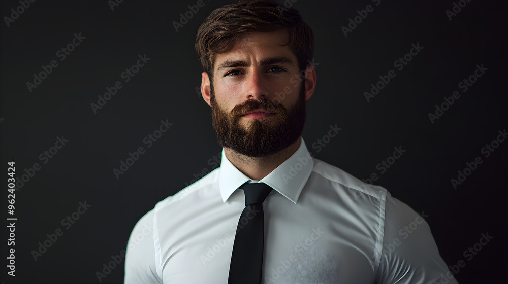 Sharp-Dressed Man with Gentle Shave and Formal Style Sharp-Dressed Man with Gentle Shave and Formal Style