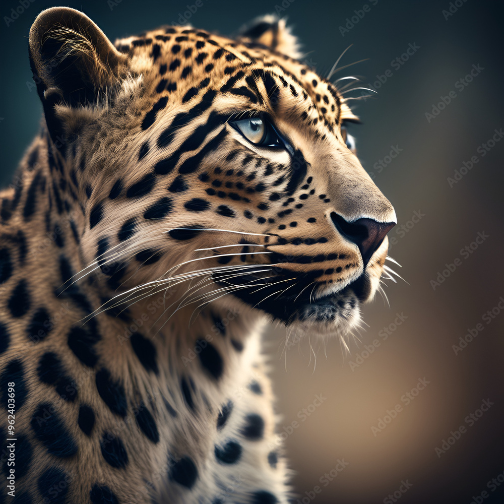 Fototapeta premium portrait of a leopard