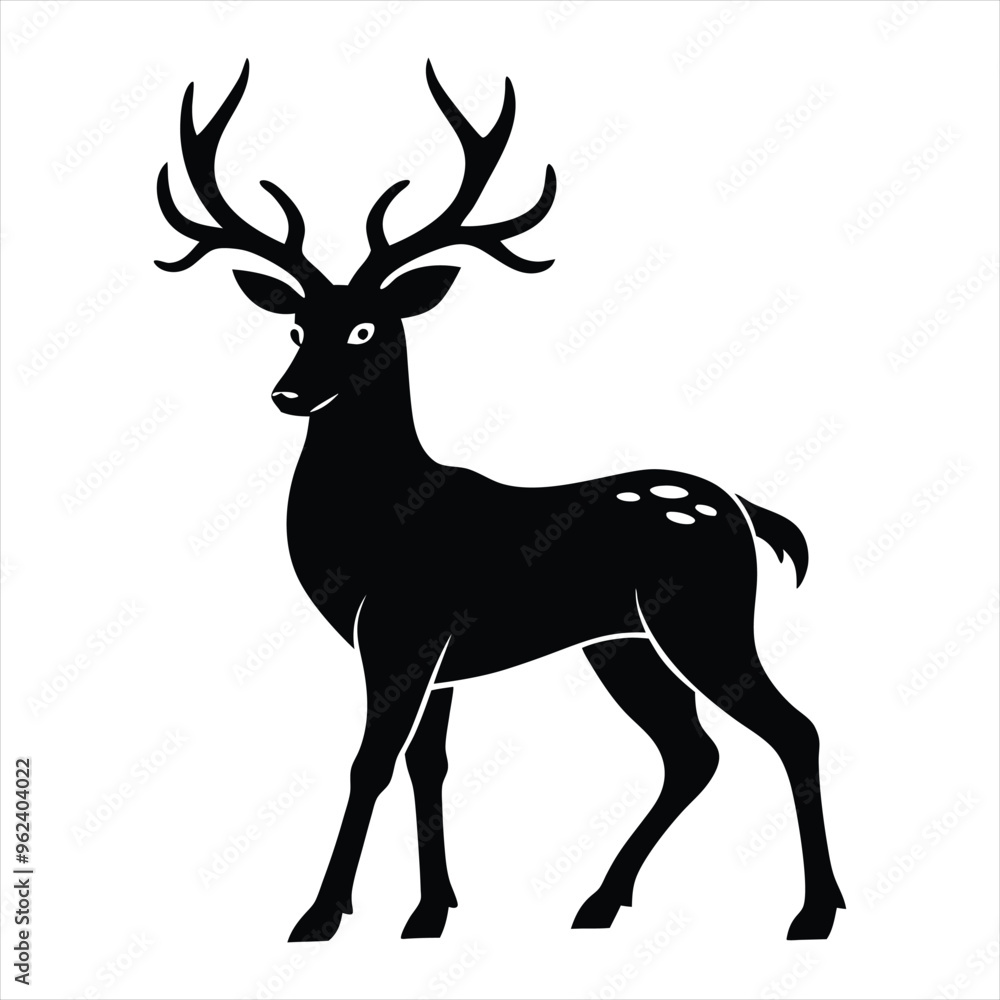 deer silhouette vector deer silhouette vector