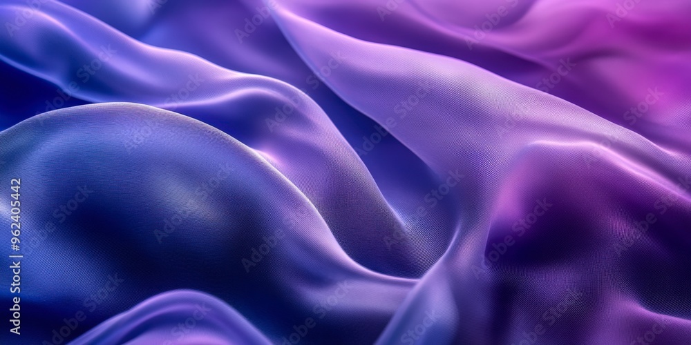 Fototapeta premium Smoky Blue Abstract Background with Fluid Shapes