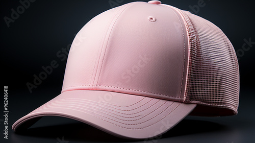 pink cap photo generative ai photo