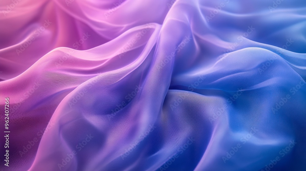 Fototapeta premium Smoky Blue Abstract Background with Fluid Shapes