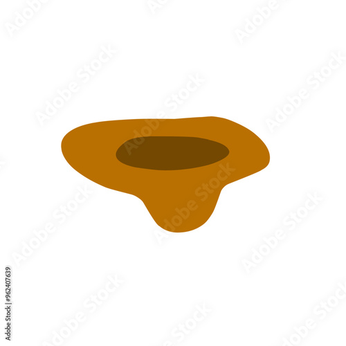 hollow ground vector