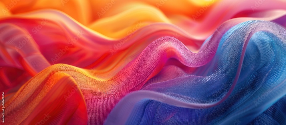 Captivating abstract fluid waves of vibrant multicolored gradient patterns creating a mesmerizing and visually stunning composition The undulating Captivating abstract fluid waves of vibrant multicolored gradient patterns creating a mesmerizing and visually stunning composition The undulating